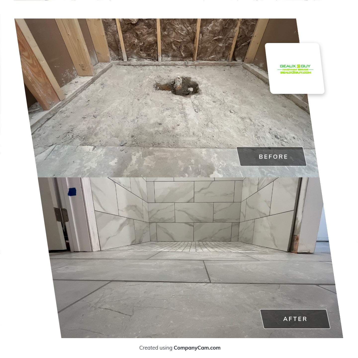 Geaux 2 Guy - Accessible Bathroom Remodel by Thompson Industrial
