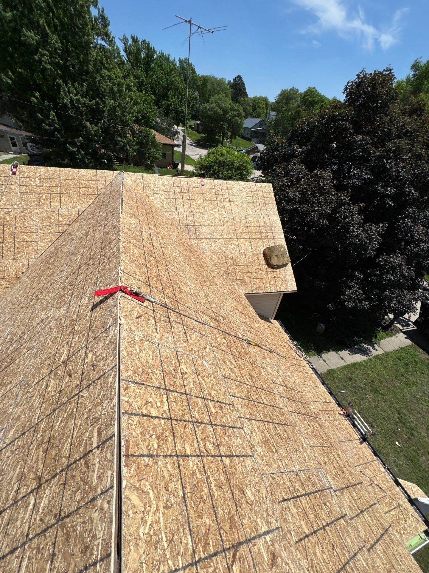 Roof Replacement with New OSB Decking in West Point, NE by Crows Roofing LLC