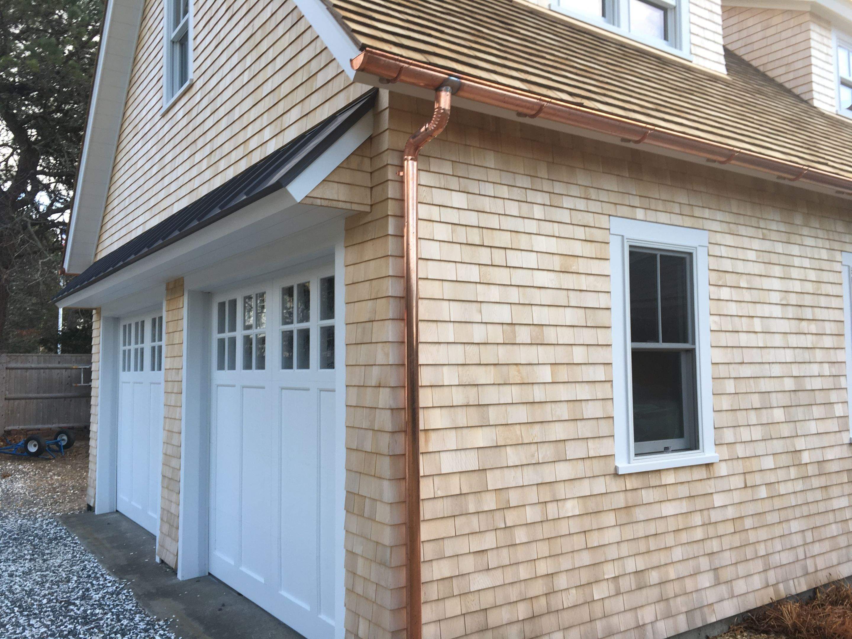 Half Round Copper Gutters in Chatham, MA by Gutter Pro Enterprises