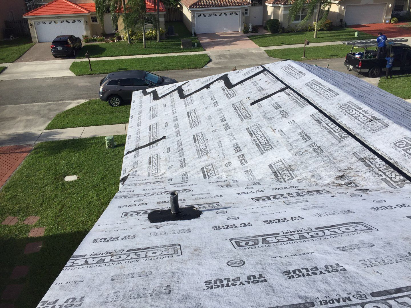 Residential Roofing Installation using Eagle Roofing Tile by BLUES BROTHERS ROOFING