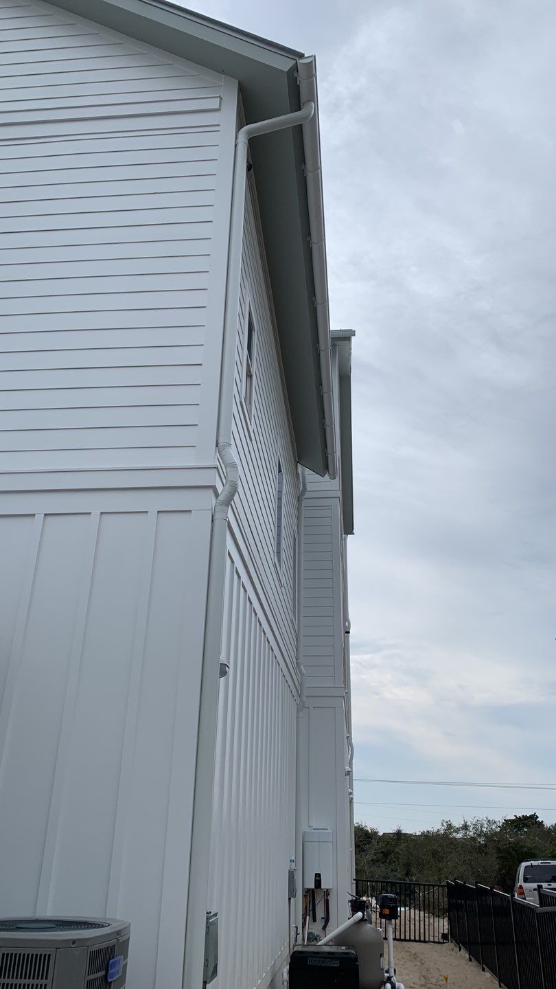Gutter Installation Using 6 Inch Seamless Aluminum Gutters by Gutter Professors