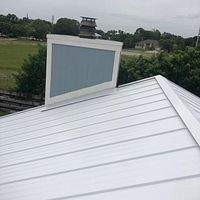 24ga 1" Nail-Strip Regal White  by Total Roofing System The Metal Roof Experts