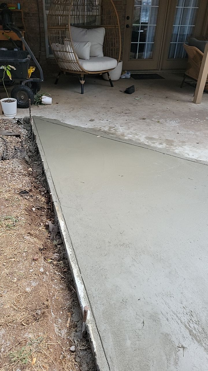 Tree removal , Concrete, Pergola, and sod install  by Clays Services Inc