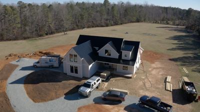 Custom Home Metal Roof Installation
