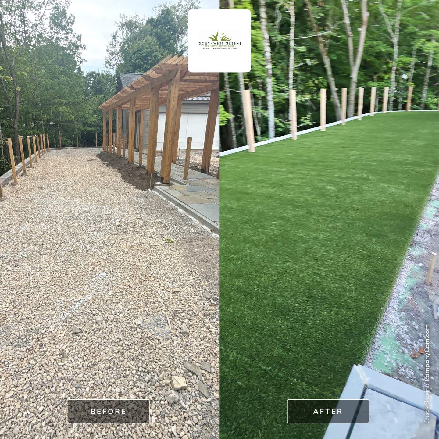 Synthetic Turf Installation in Delaware, OH by Southwest Greens Midwest