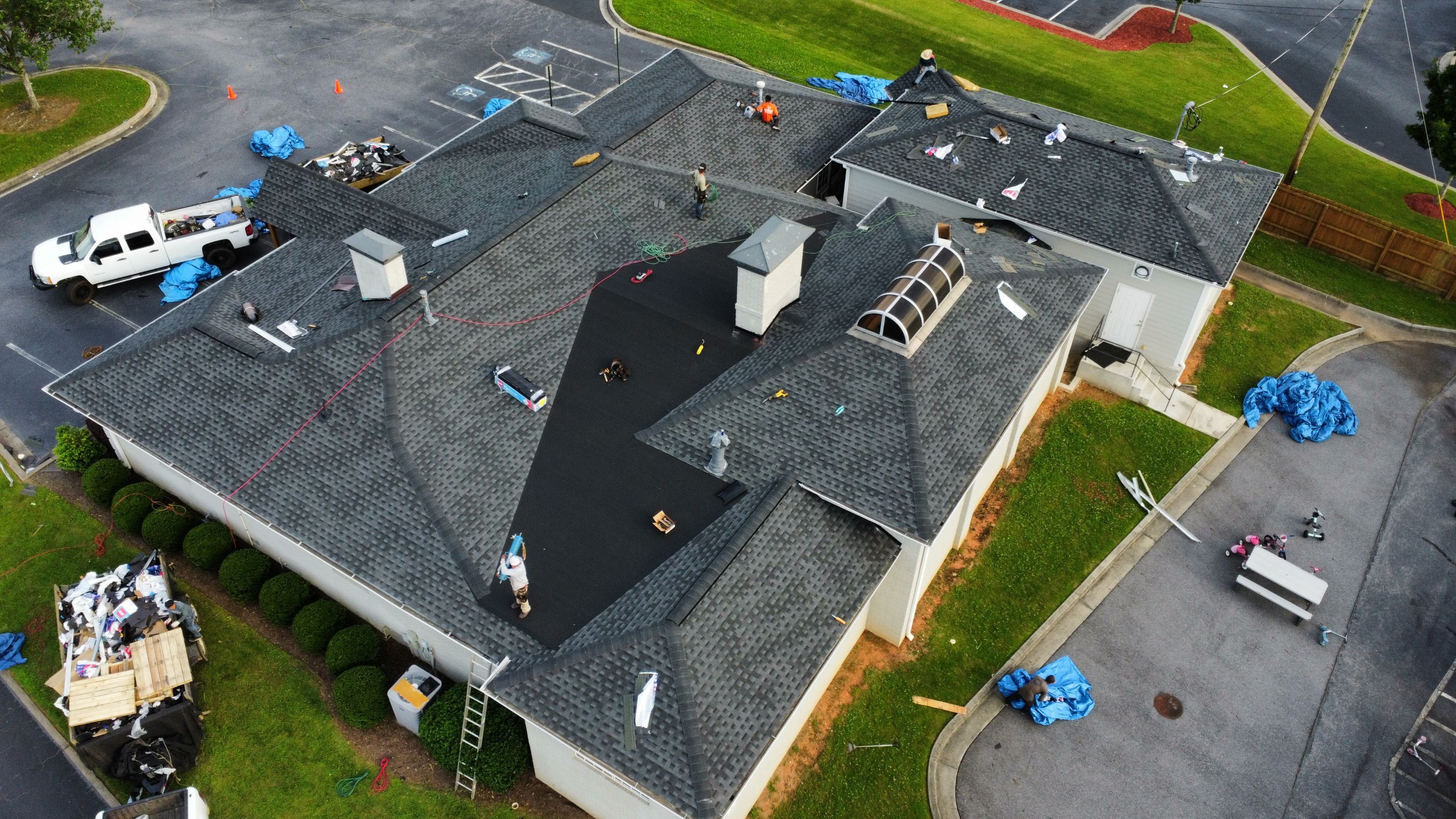 Cumming, GA Roof Replacement GAF Timberline HDZ Charcoal Black by Reset Roofing