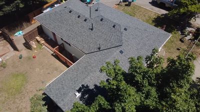 Asphalt Shingle Roof Installation for East Wenatchee Residential Property N Ashland Ave East Wenatchee, Washington 98802 Good - The Cascade System - CertainTeed 50 Year Material Guarantee - Alpine Workmanship Guarantee: 10 Years - Certainteed Landmark® Shingle - Granite Gray