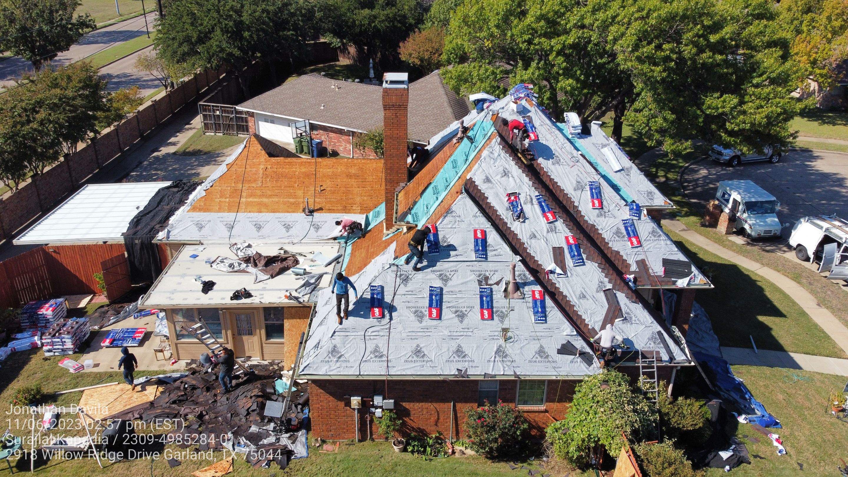 Project in Garland  by Zeus Exteriors