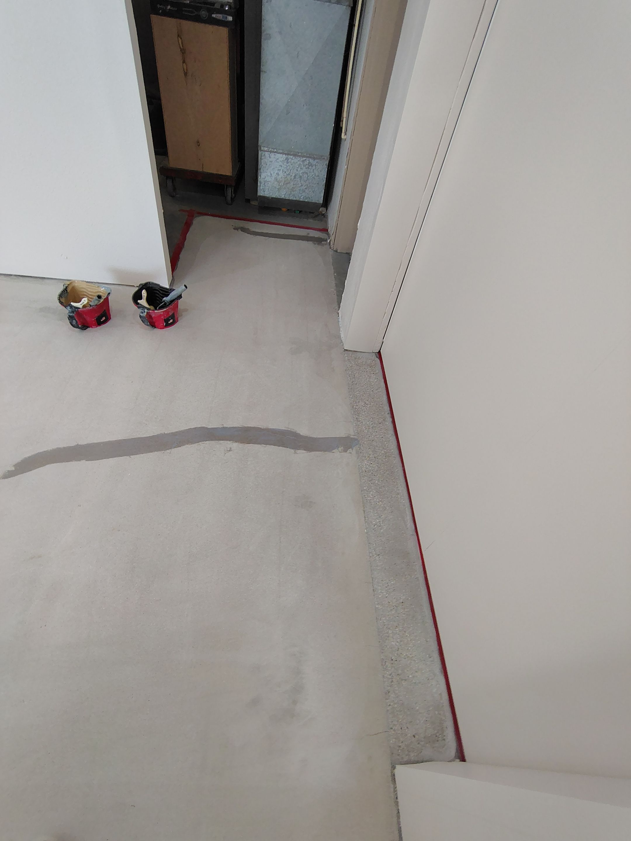 Durable Epoxy Flake Floor Coating for Commercial Workshop by Select Painting, Coatings & Garage Cabinets