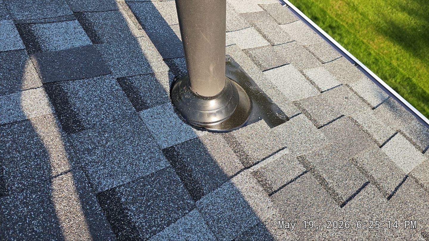 Dawn M: Atlas Pinnacle, Color, Coastal Granite, Drip Edge, Color, Black by Eagle Eye Roofing