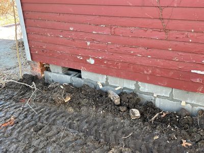 Excavation, Foundation Rebuild, and Masonry Repair