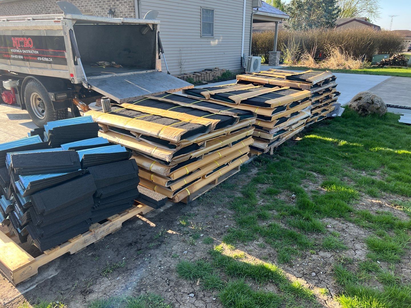 Residential Roofing Repair using Metstar Stone Coated Charcoal by Nitro Roofing and Construction