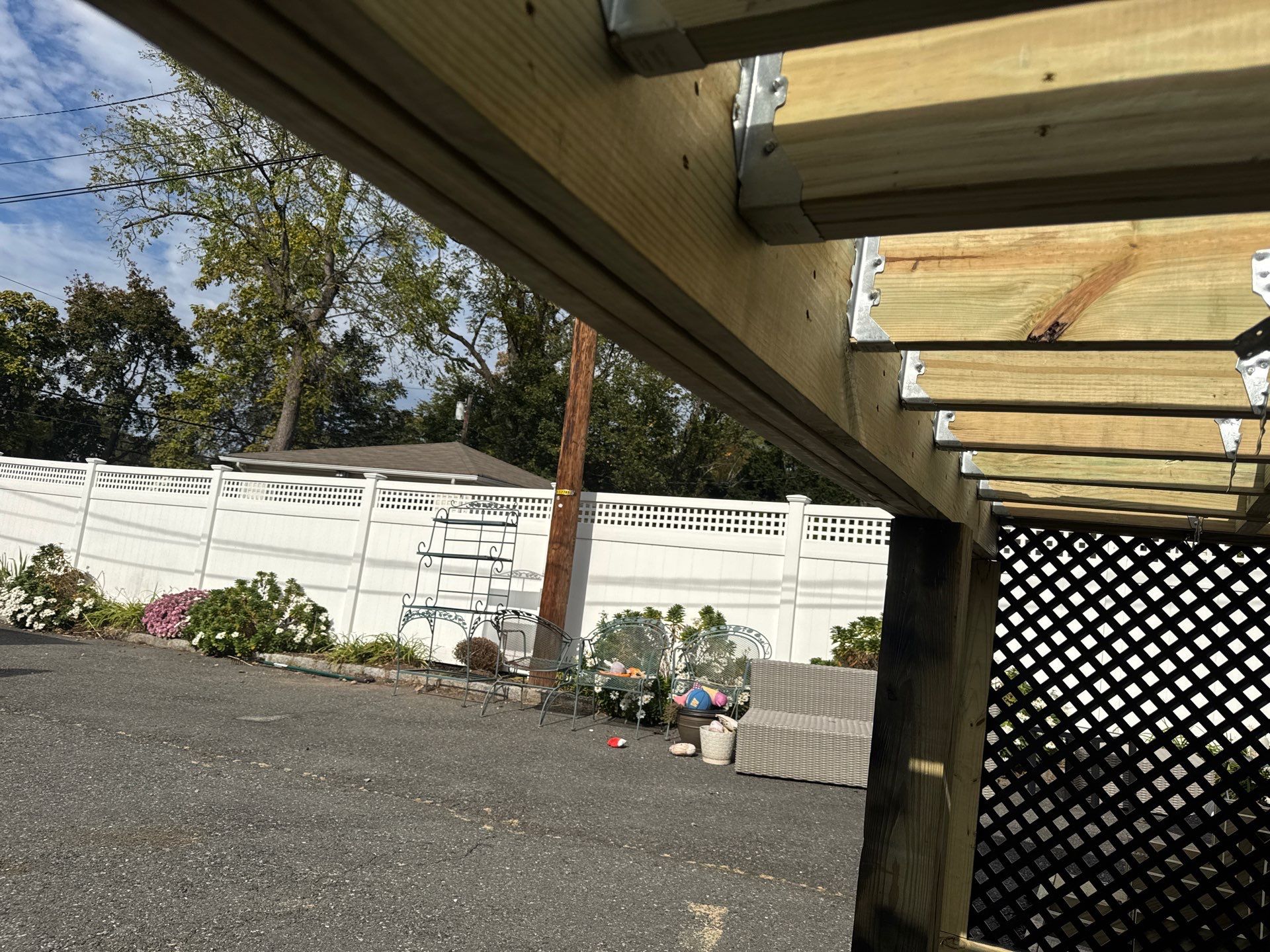new deck with cable rails in Montclair NJ by deck guardian