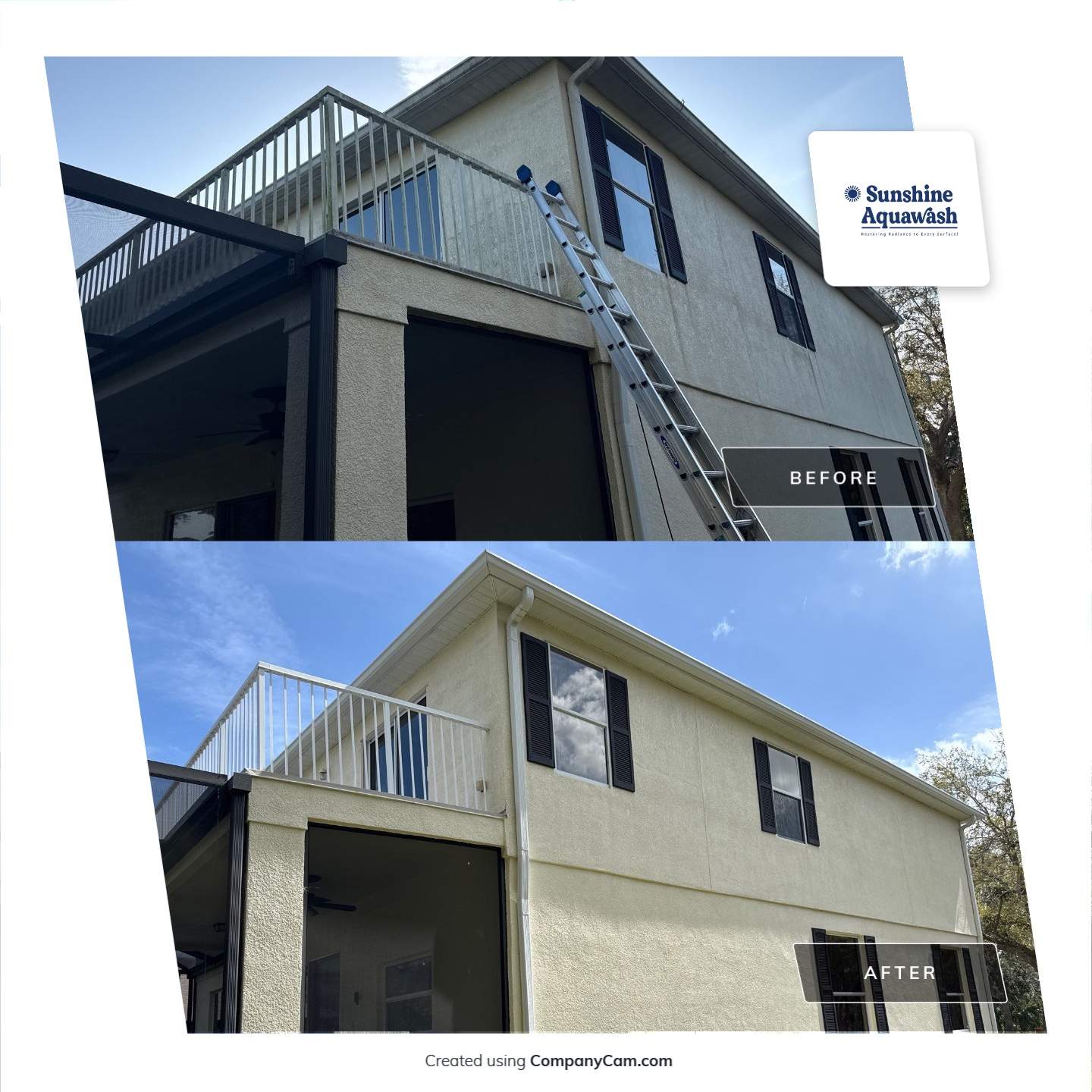 Barrington Ridge 2-Story House & Driveway Cleaning – Before & After Transformation! by Sunshine AquaWash