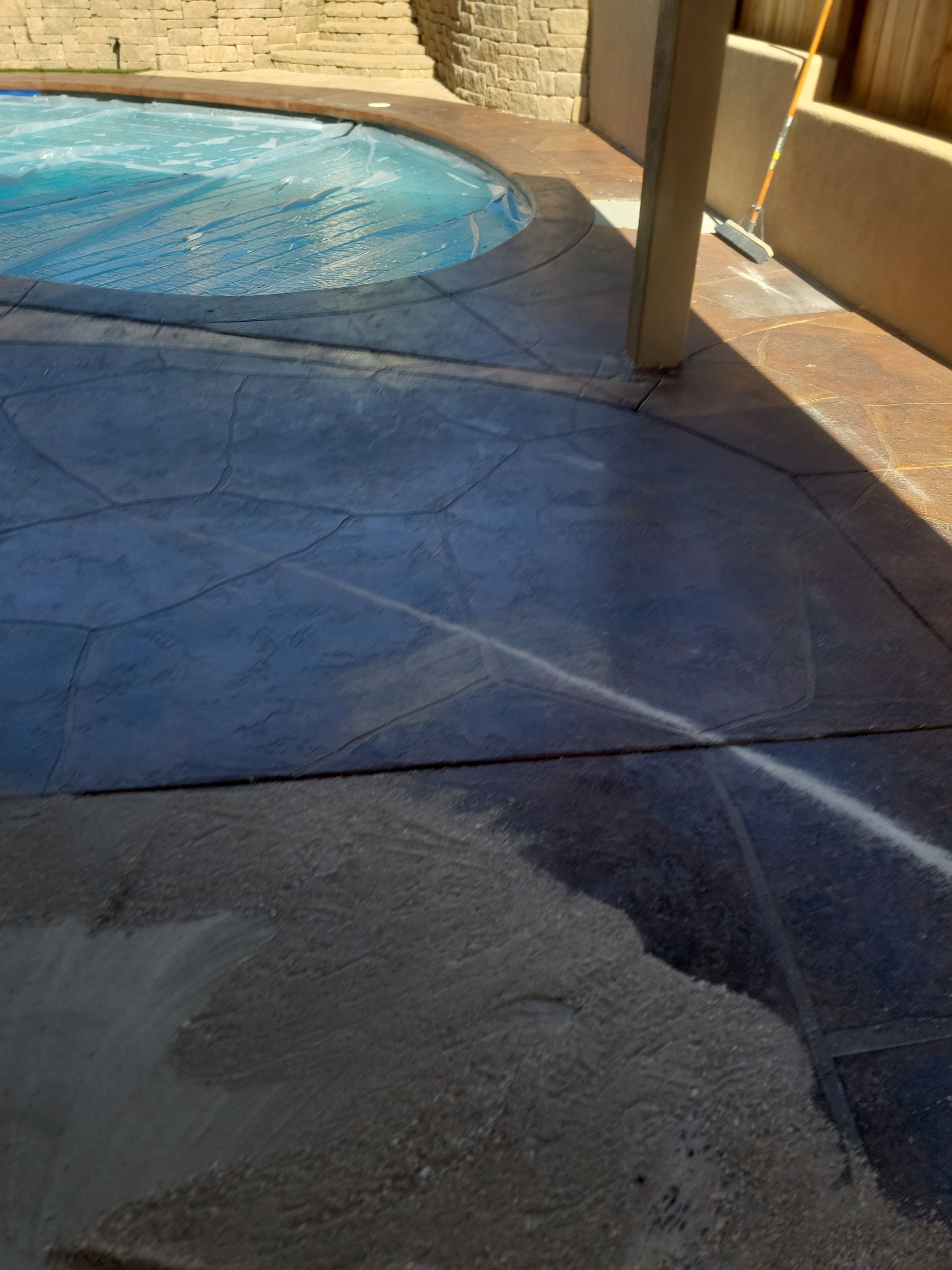 Quartz 2 tone Pool deck by Matt Gifford Painting LLC