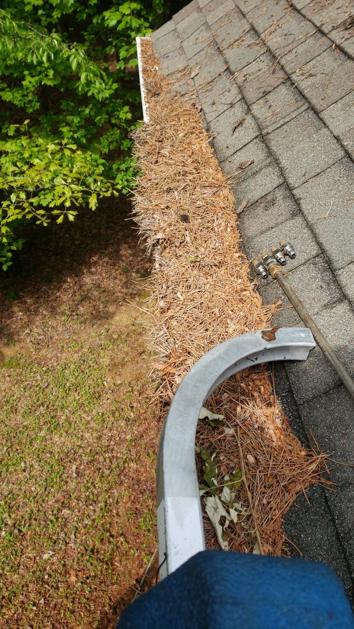 House Wash using cleaner by Power Wash Masters LLC