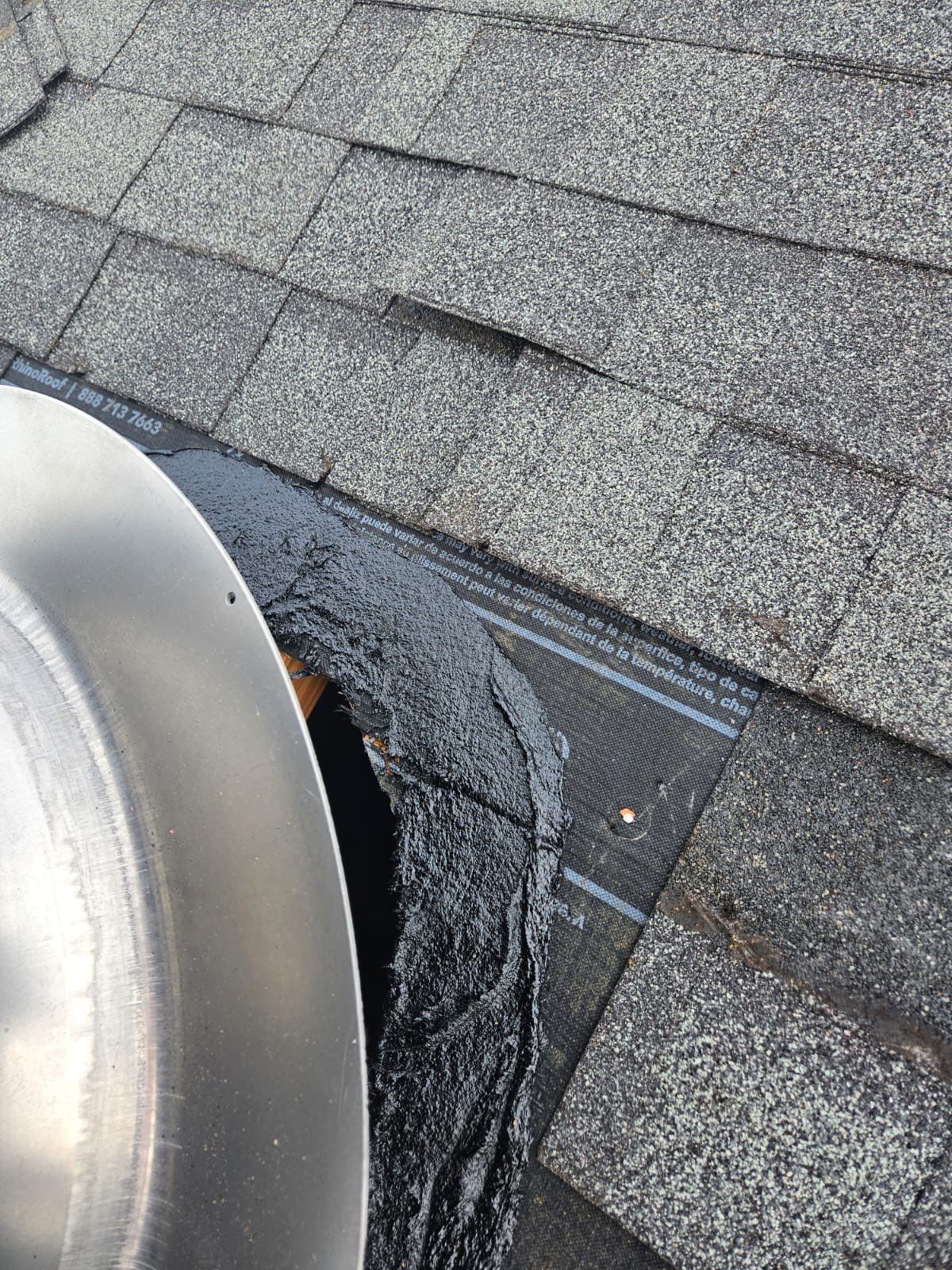 Residential Roofing Repair using Shingle and Solar Exhaust Fan Install by Four Peaks Roofing