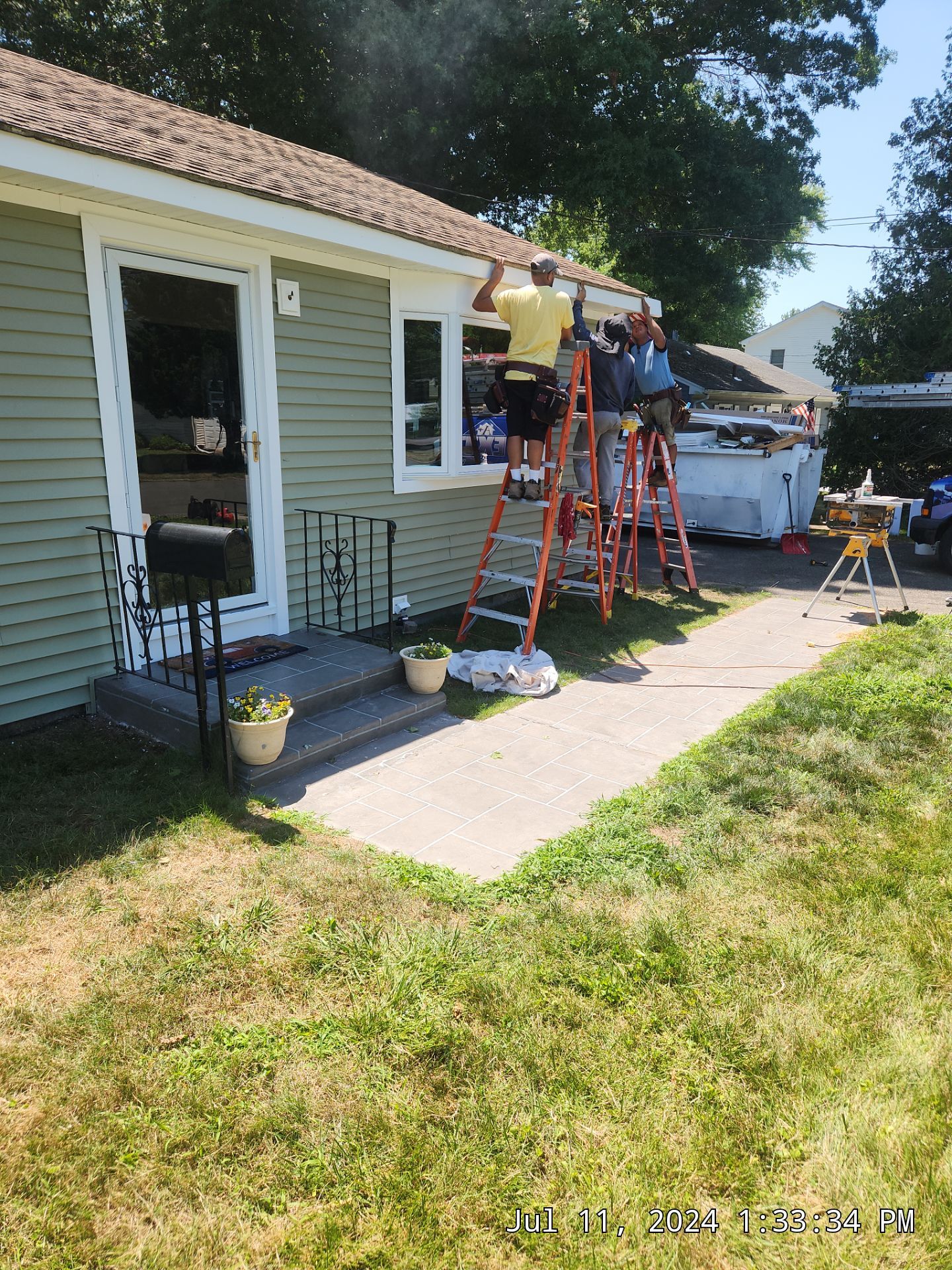 Siding Installation using Clapboard Monogram D4 Cypress by A Plus Exterior
