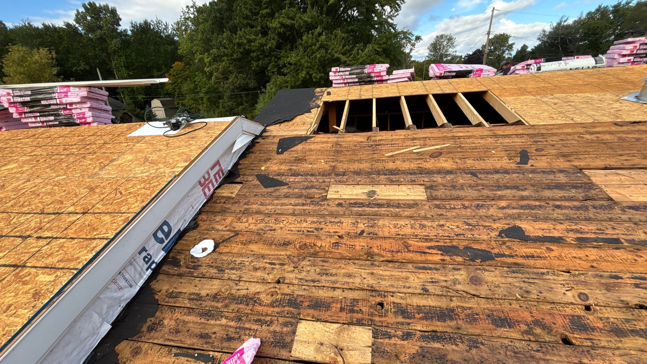 Roof Replacement using Owens Corning Slatestone Gray by 180 Contractors