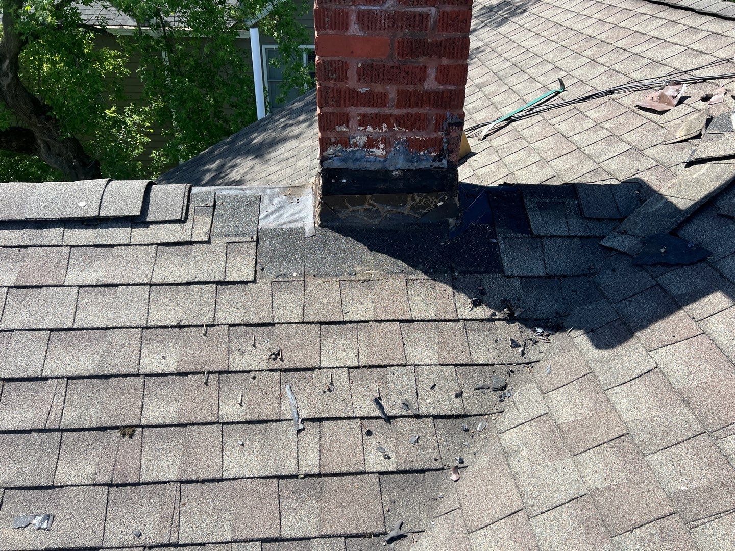 Chimney flashing replacement by Pro Home Services Inc