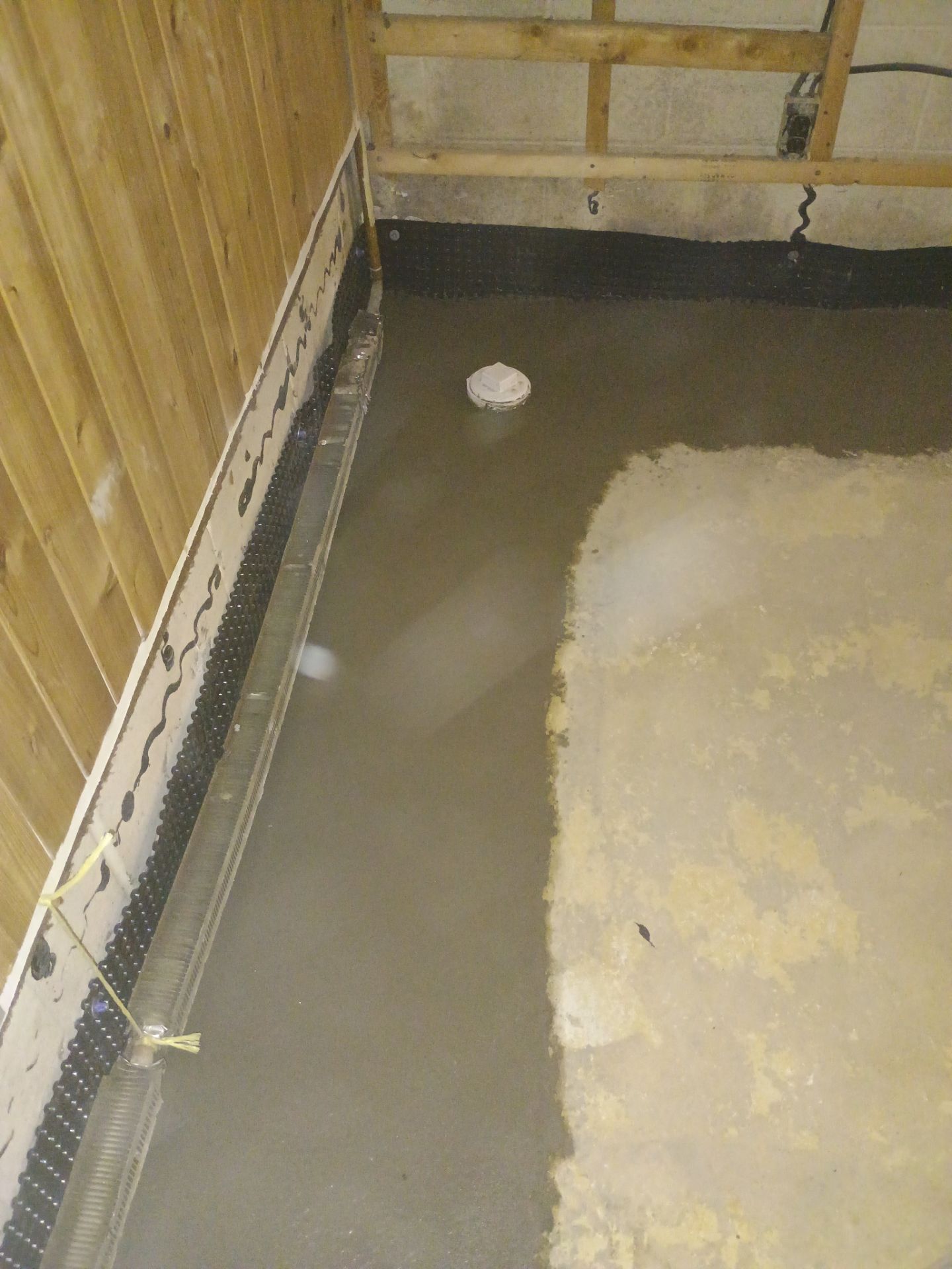Drain Tile, Sump Pump & Buried Discharge in Columbia Heights by Waterproofing Northeast