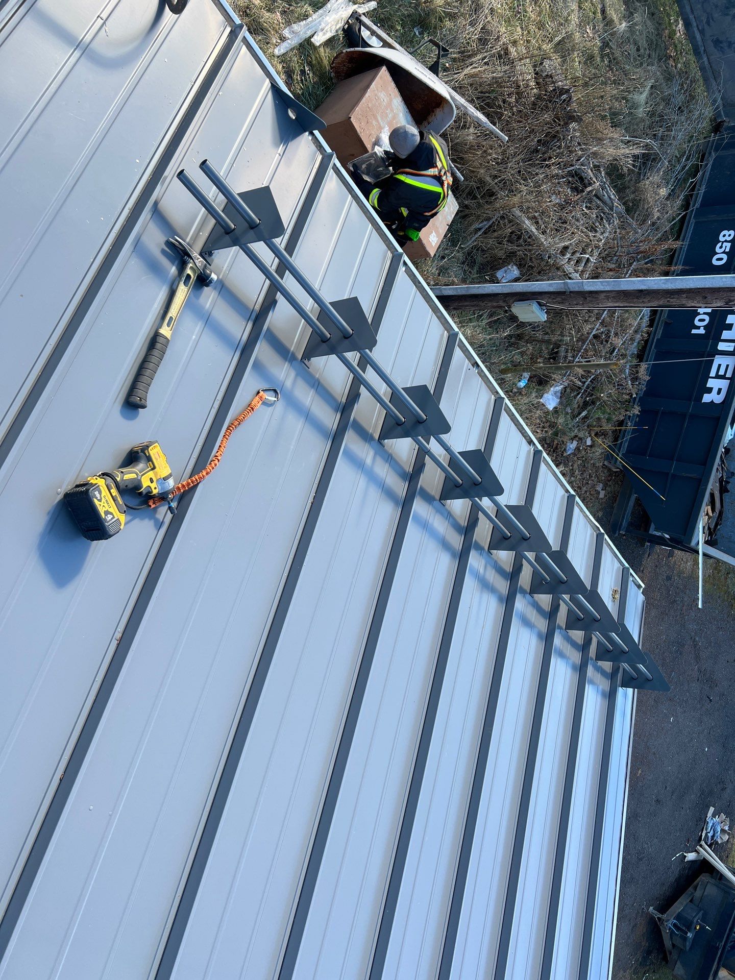 Residential Roofing Installation using Ideal Steel Standing Seam  by Artisan Roofing & Home Improvements Inc.