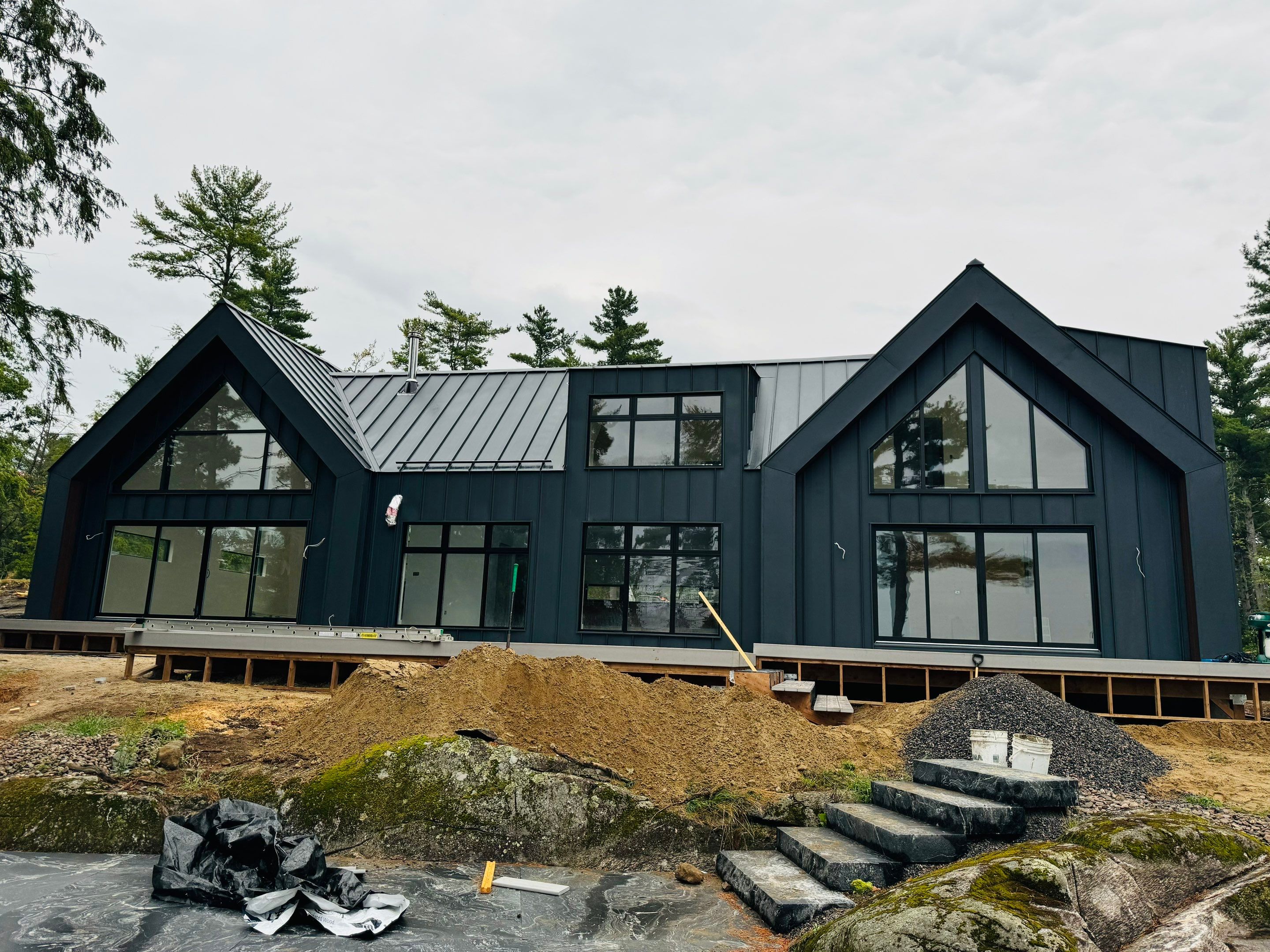 Standing Seam Metal Roof - Custom Coping and Flashing  by Jay Carter Roofing & Sheet Metal