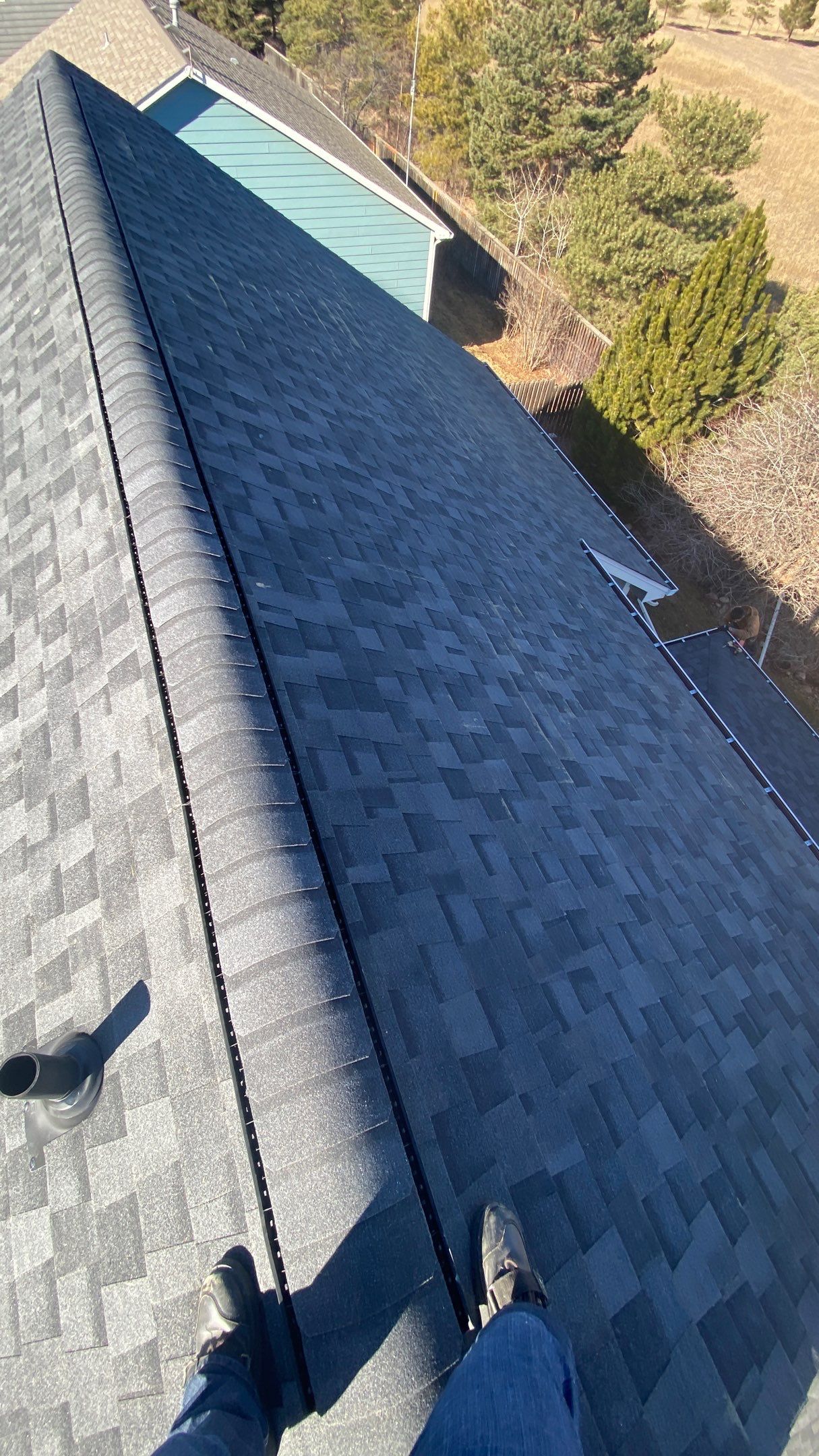 Resdiental Hail Damage Roof Replacement using Certainteed Northgate by Black Belt Roofing