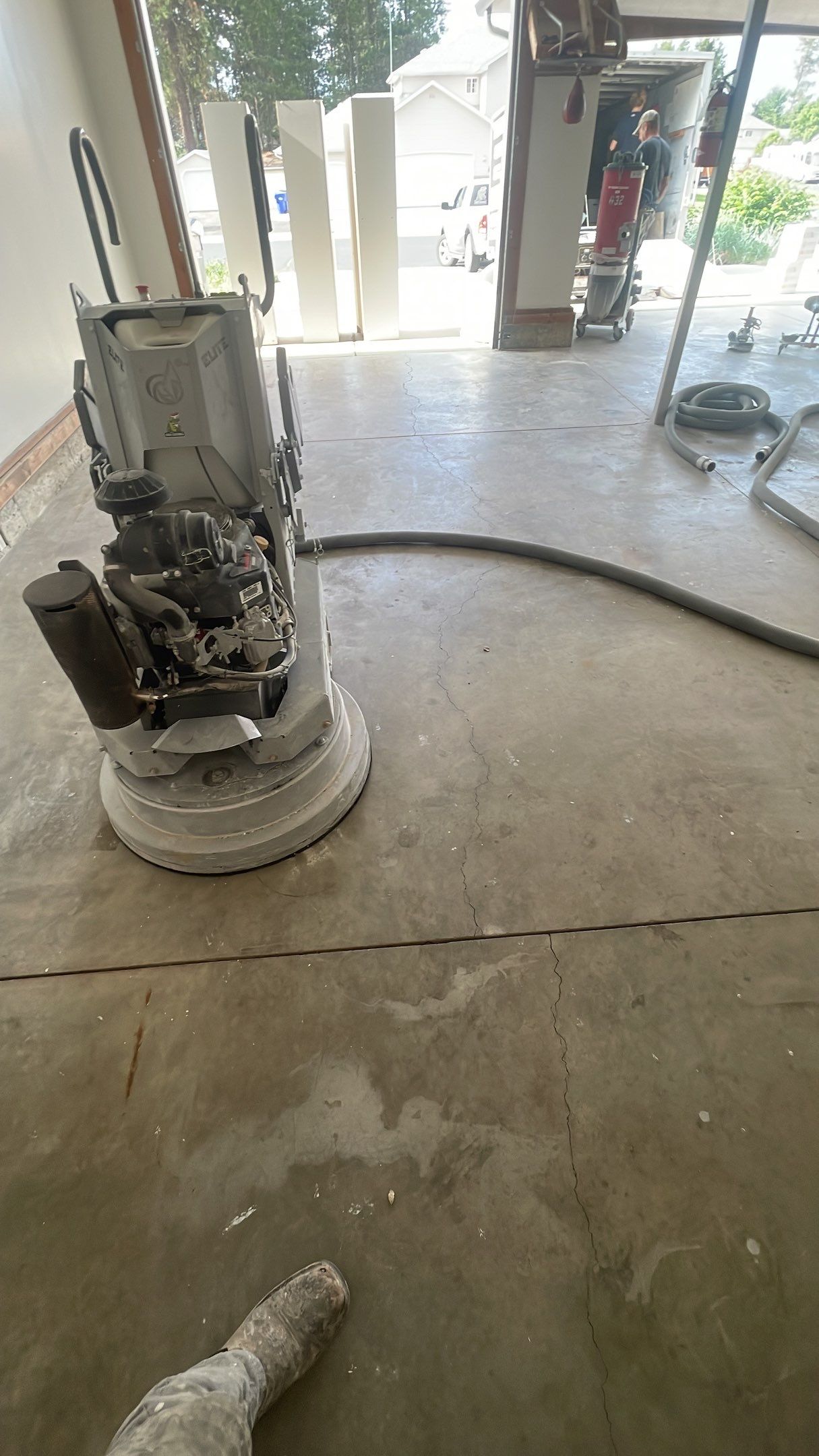 Garage, Walkway and Shop Transformation using Shale Hybrid by Croc Coatings, LLC