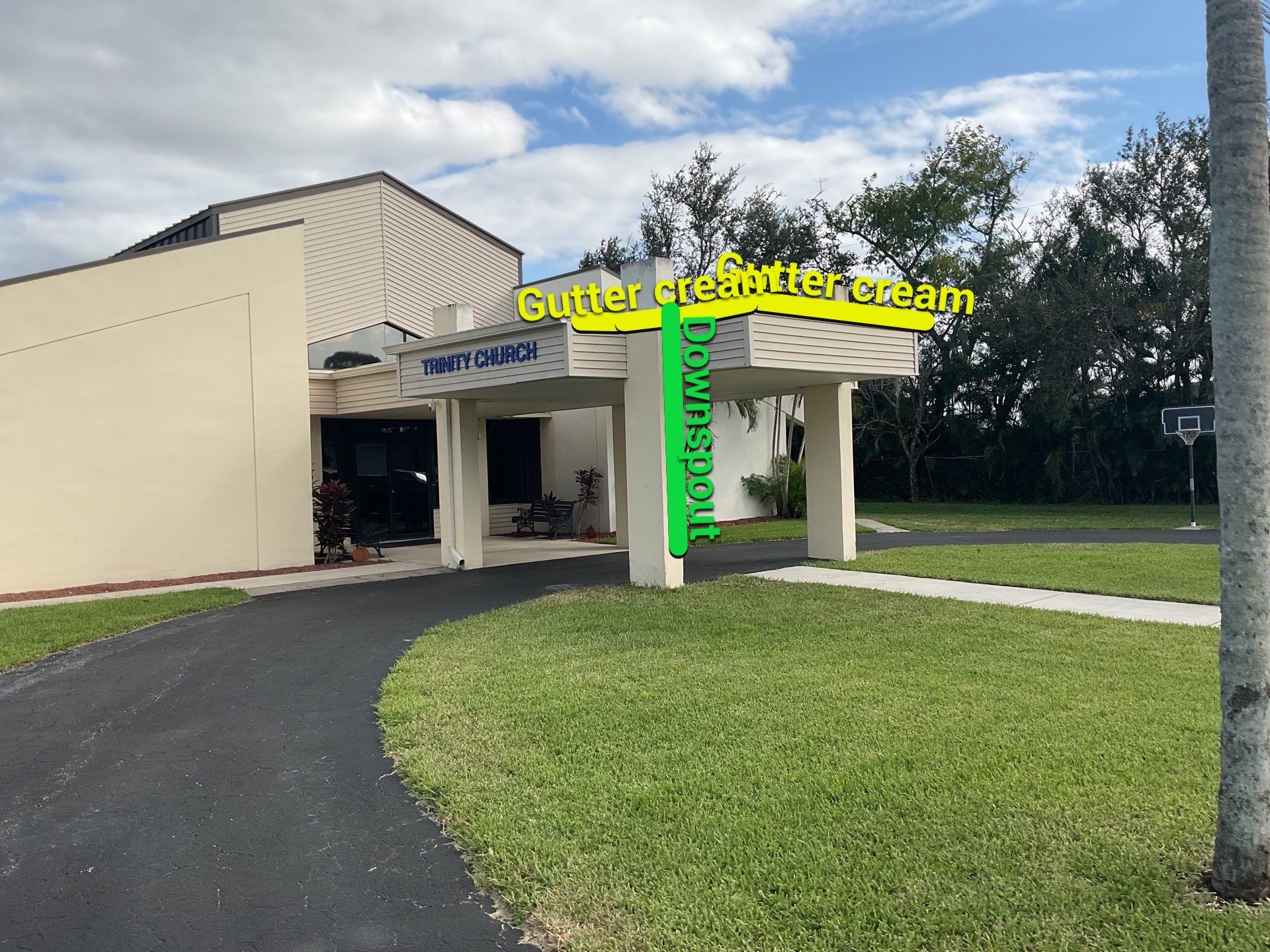 Cameo Gutters using Aluminum Seamless Gutters in Cape Coral FL by Gutter Professors