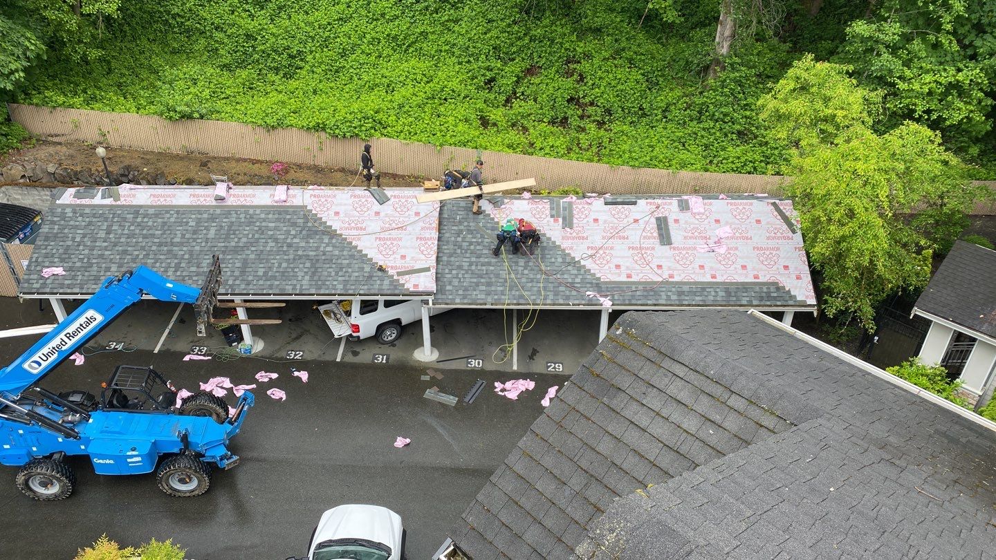 Condo complex on Lake Washington in Newcastle, WA needed a new roof by RoofSmart