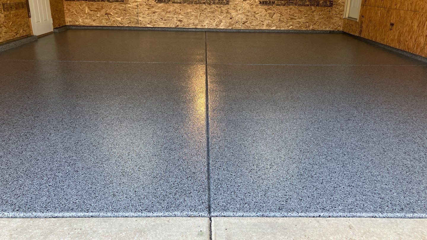 Garage Floor Coating in South Bend! by Innovative Spaces / Innovative Concrete Coatings