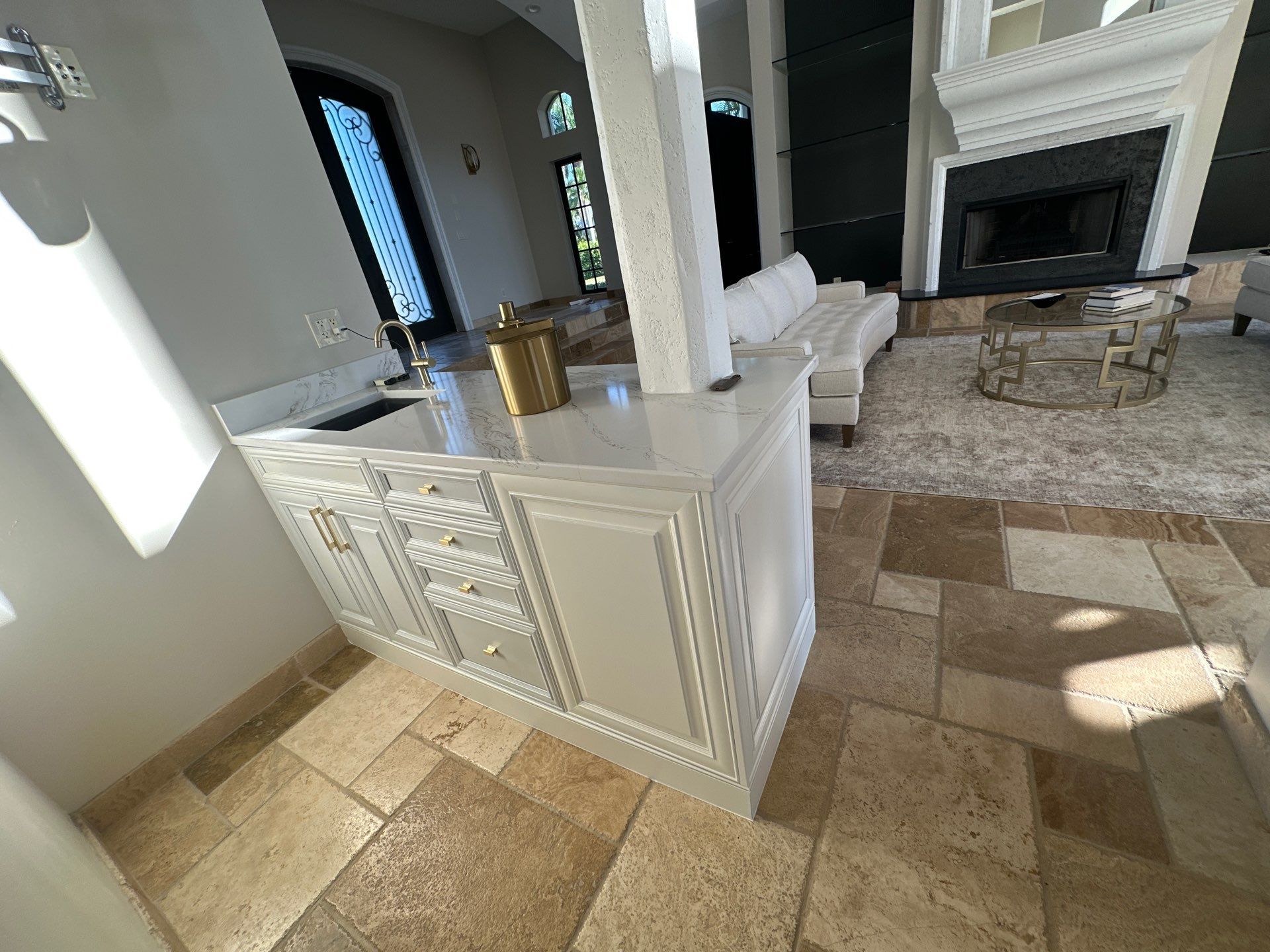 Two Tone Cabinets Repaint by Fresh Coat Painters