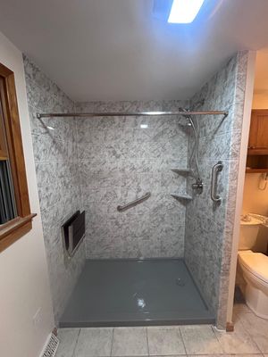 Tub to Shower