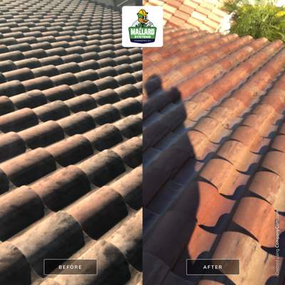Barrel Tile Roof Cleaning