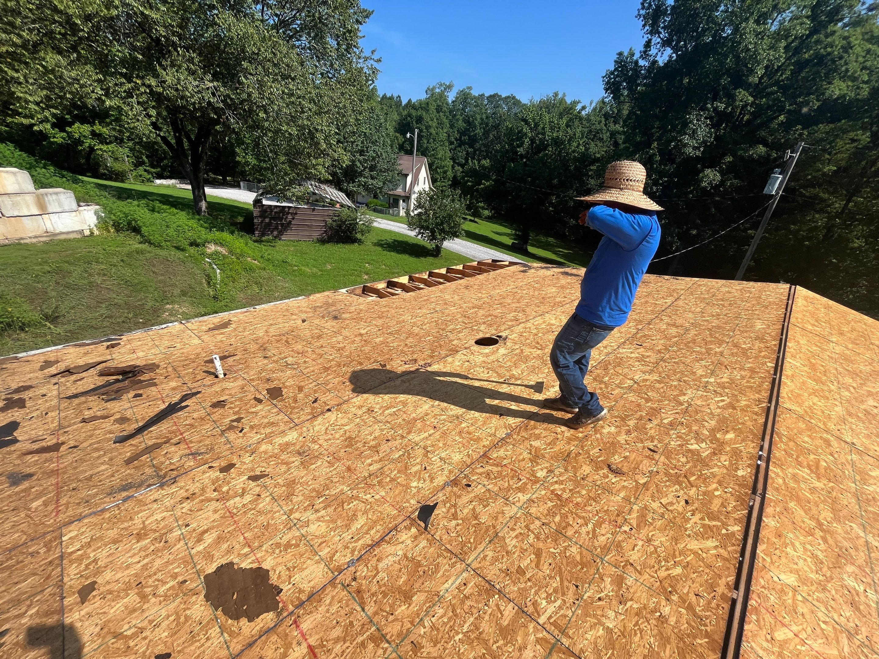 Residential Shingle Reroof using Owens Corning: TruDef Designer (Merlot) by Hostetler Roofing