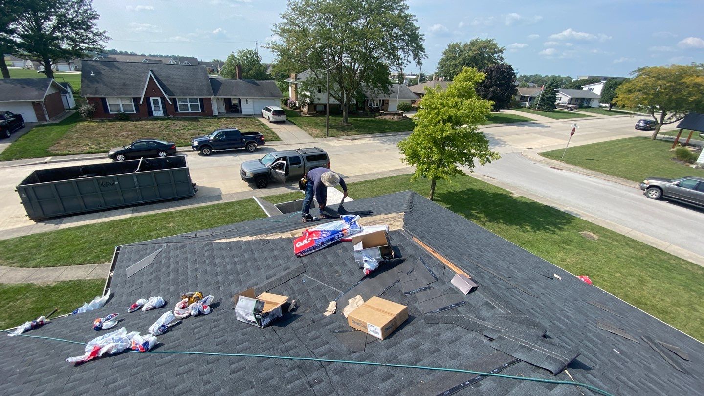 Residential Roofing Installation using GAF Timberline HDZ Charcoal by Nitro Roofing and Construction
