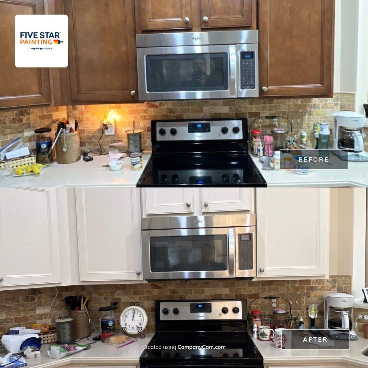 Five Star Painting - Cabinets by Five Star Painting of Batavia