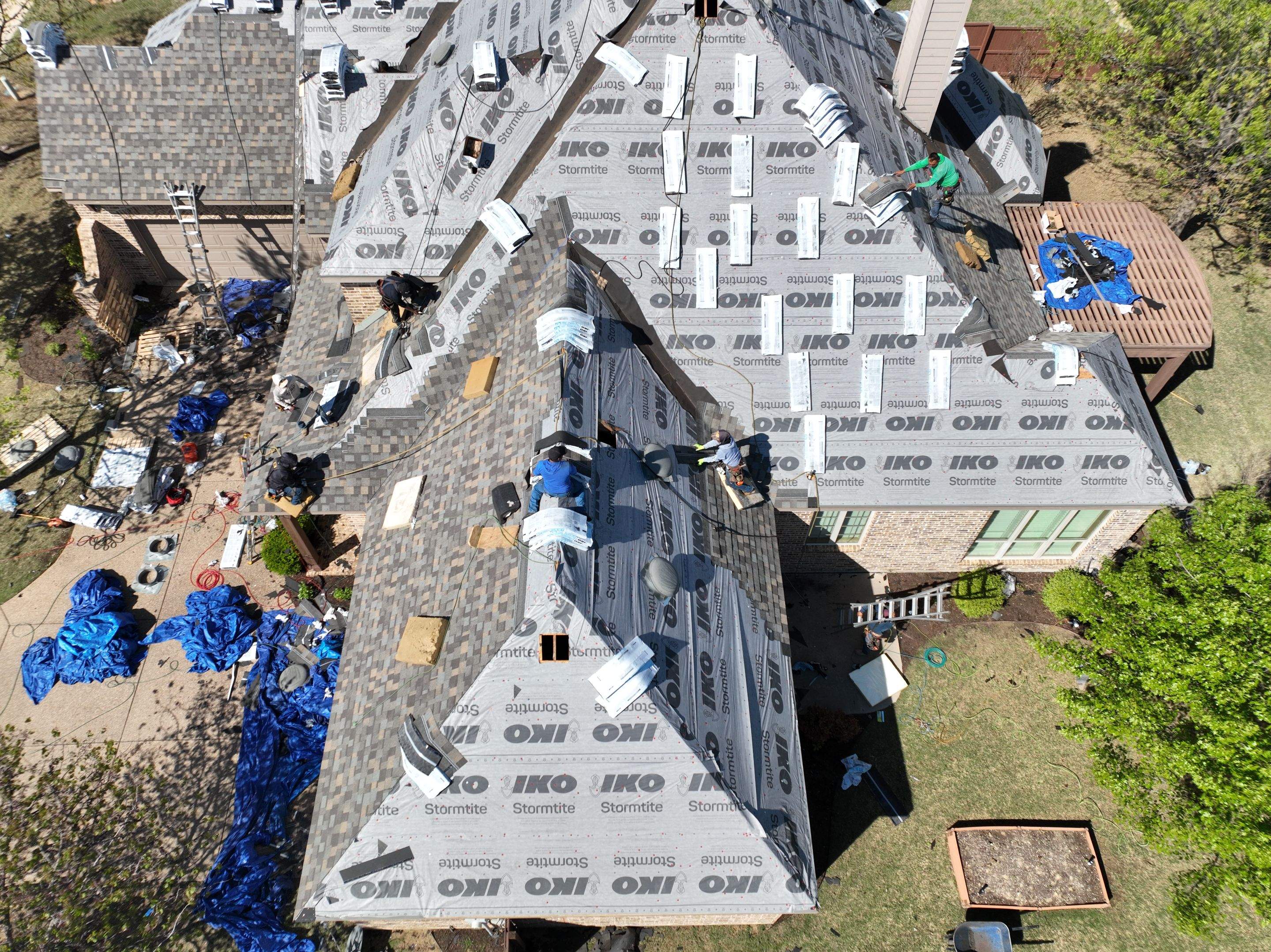 Residential Roofing Installation using Iko Dynasty by Becker Roofing and Exteriors