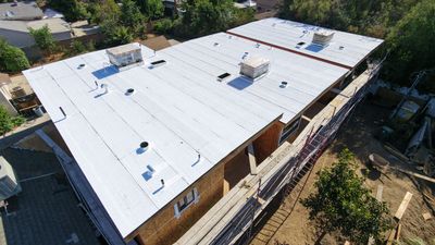 New Multi-Unit Residential Framing and Flat Roof Installation in Van Nuys