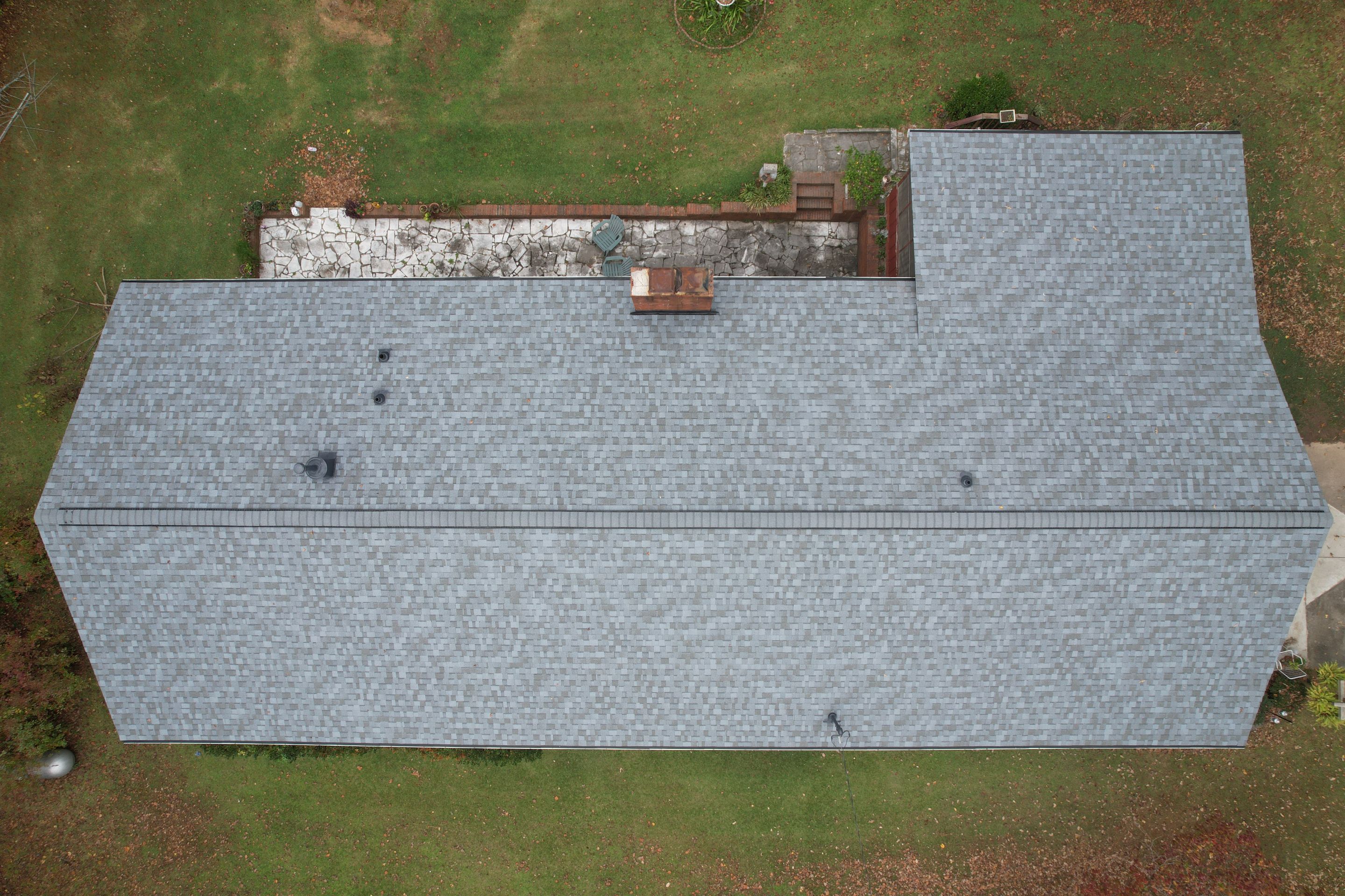 Residential Roof Replacement using Owens Corning Quary Gray by Inspector Roofing and Restoration