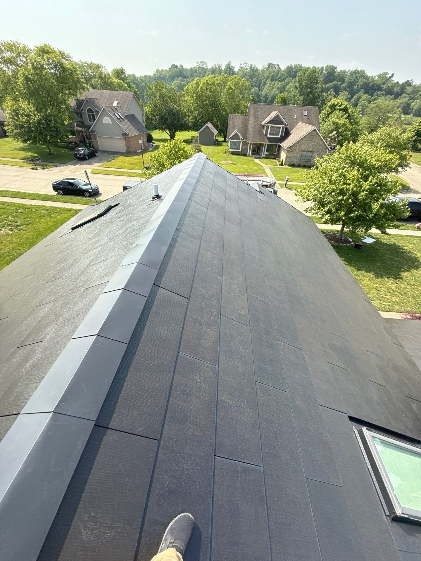 Tesla Solar Roof in Fairborn by Elevated Roofing and Siding