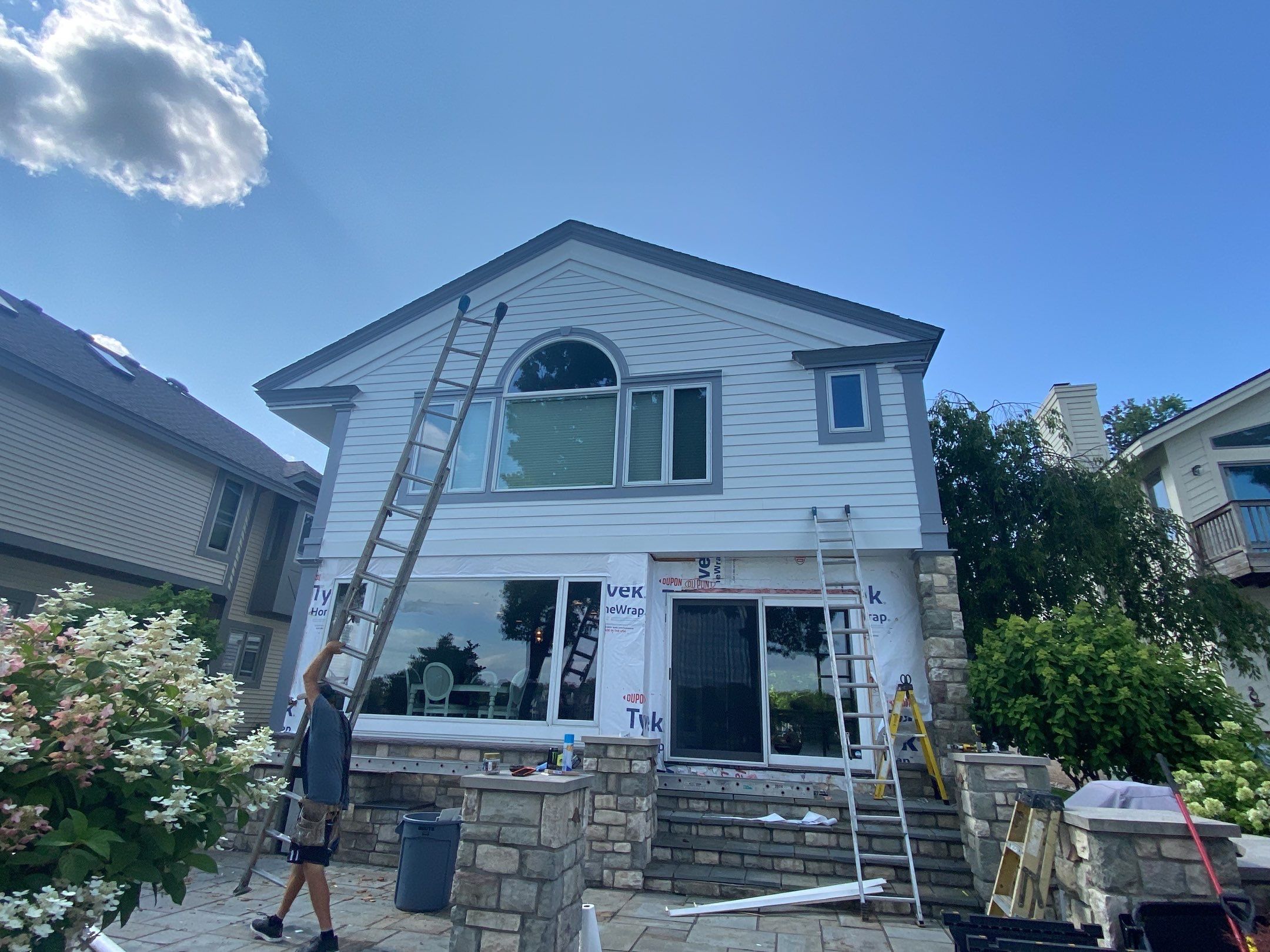 Siding Replacement using James Hardie Siding by 180 Contractors