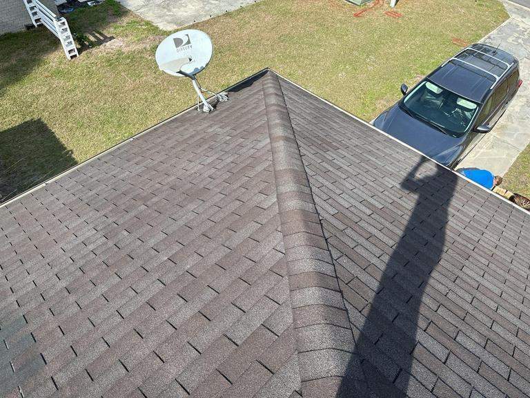 Residential Roofing Installation using Atlas Pinnacle Pristine Tan Mist by Talya Roofing
