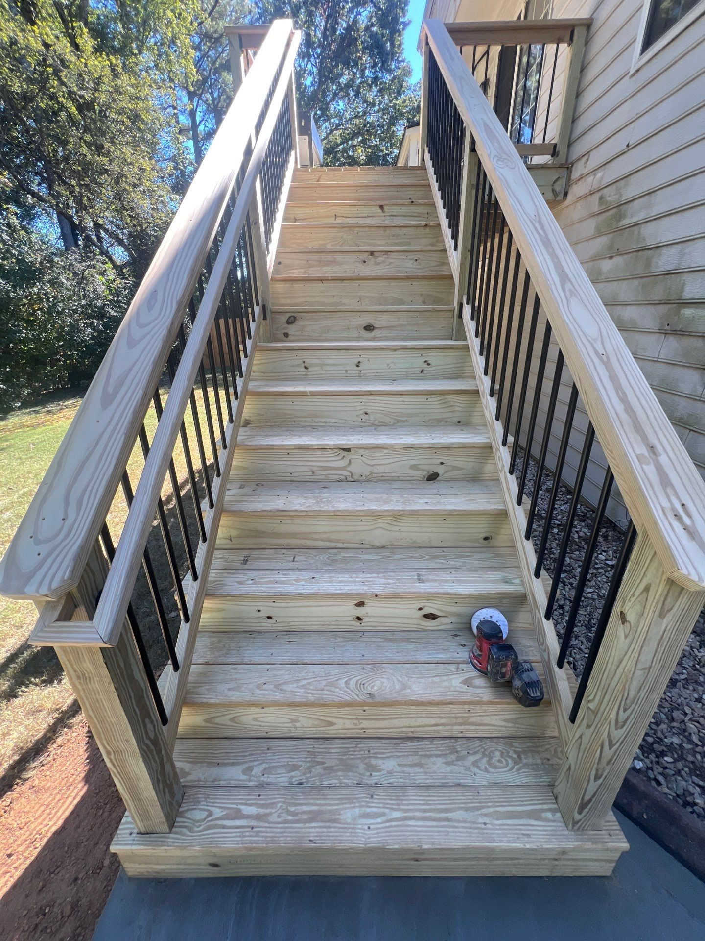 Wood Deck Build in Duluth, GA by Nelson Exteriors