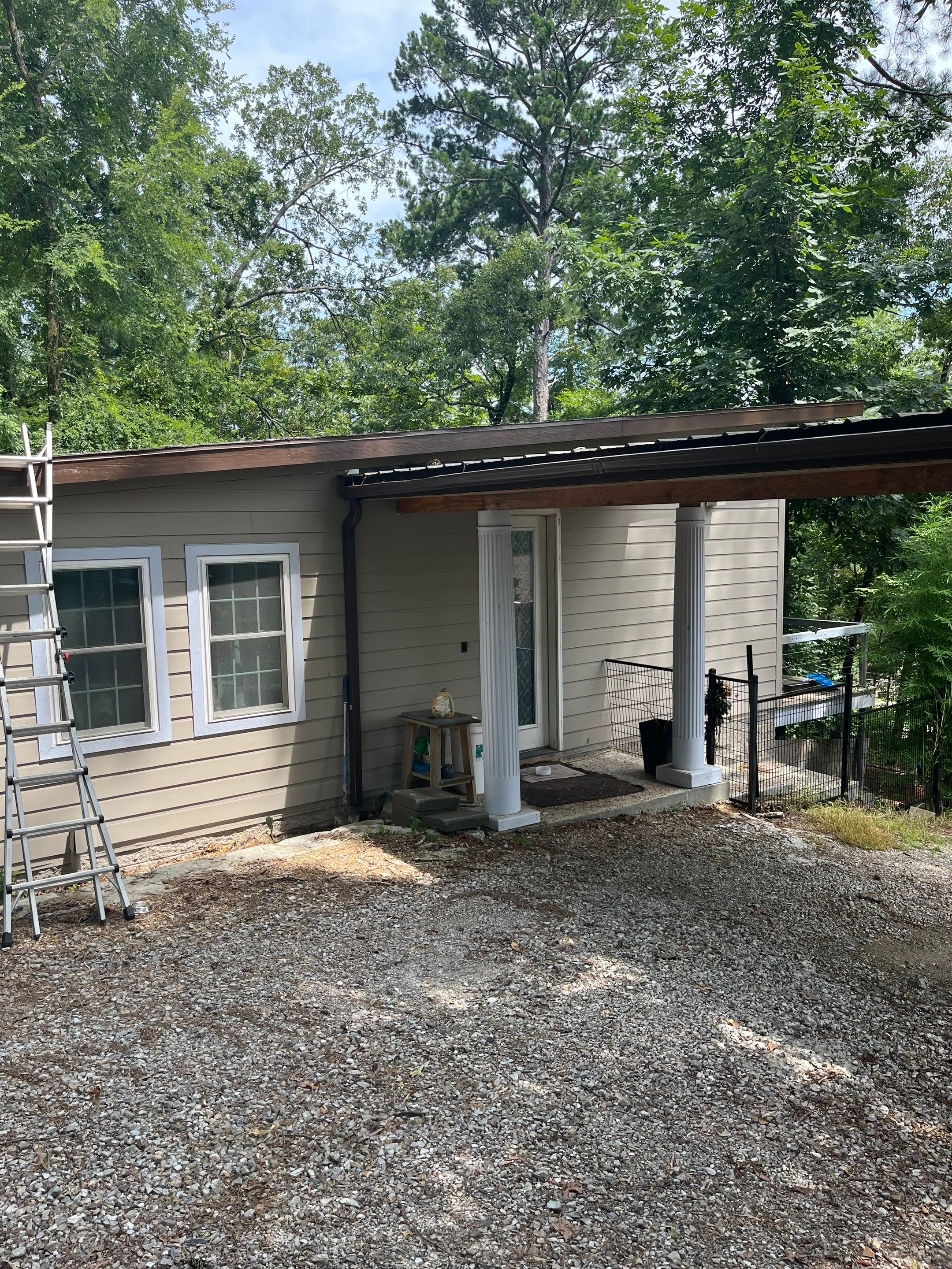 Standing Seam Metal Roof and Gutter Installation in Hot Springs by Temple Roofing and Exteriors