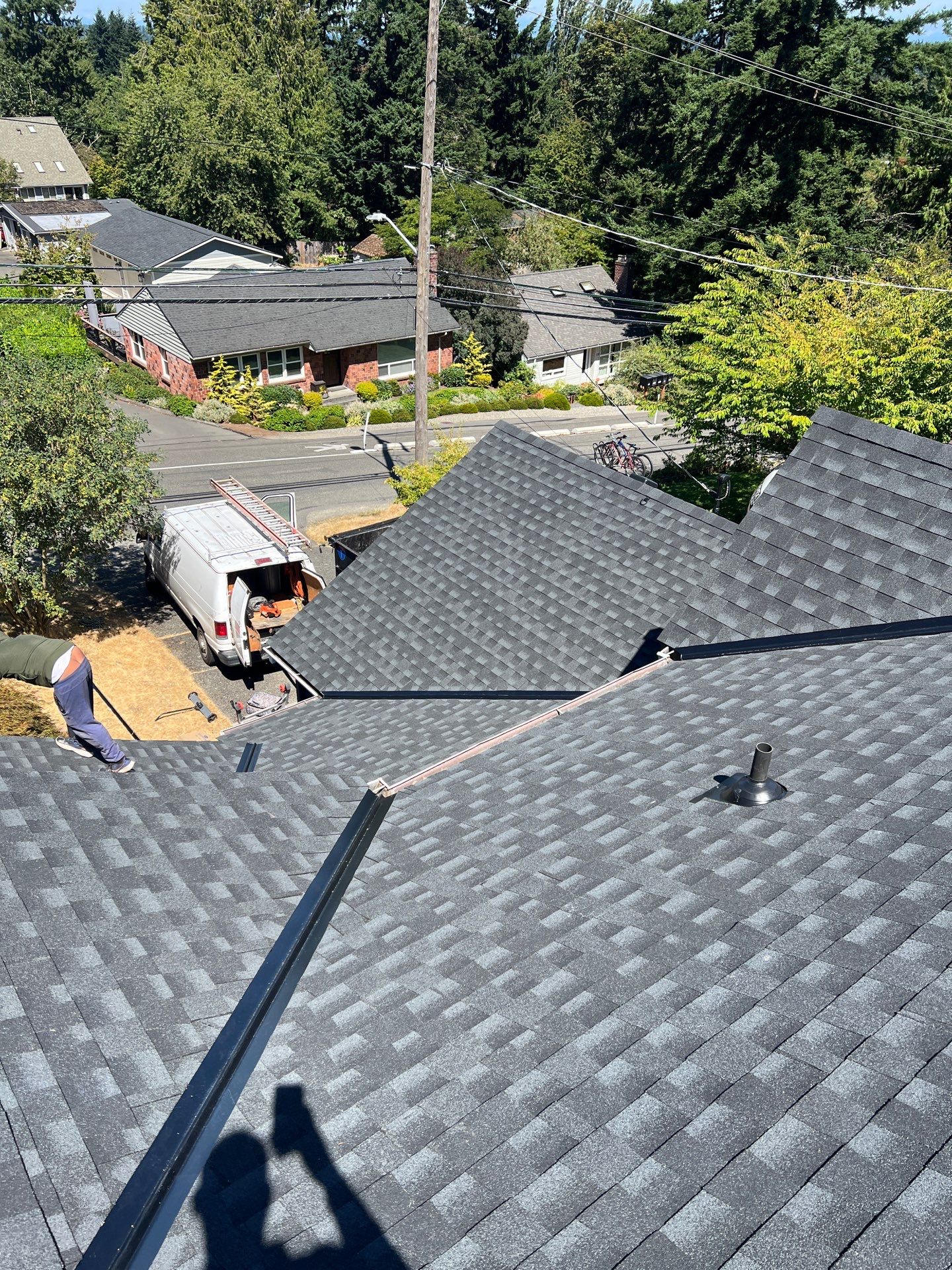 Residential Roofing Installation using GAF HDZ Shingles by Roofing Formula LLC
