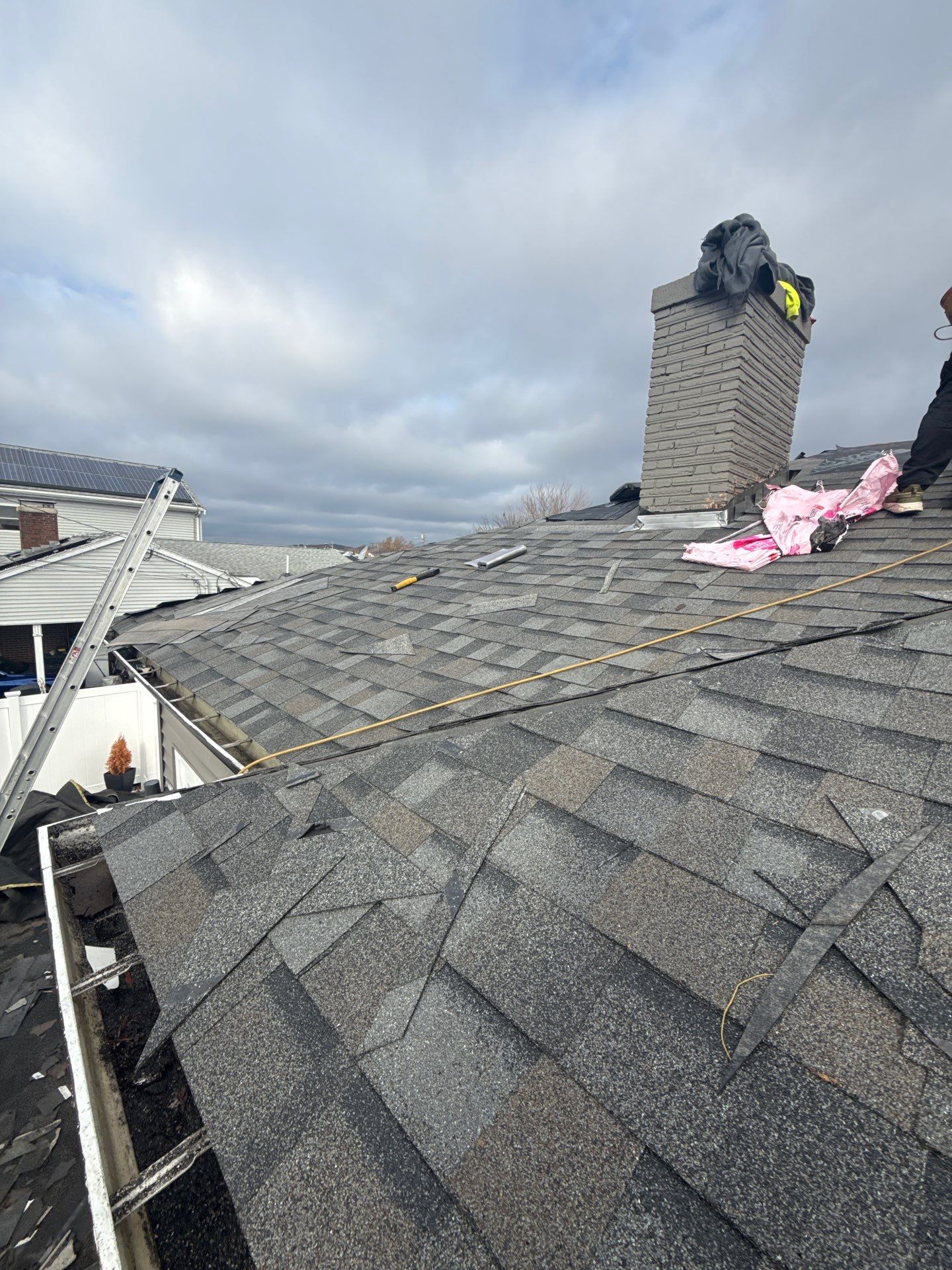 Full Roof Replacement in Revere, MA – Owens Corning Duration, Slatestone Gray by JOHNNYS PRO