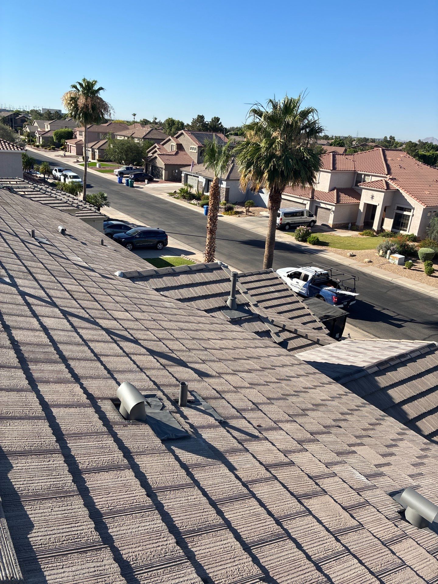 Tile Reset using Concrete Tiles in Mesa, Arizona  by Weather-Tite Roofing