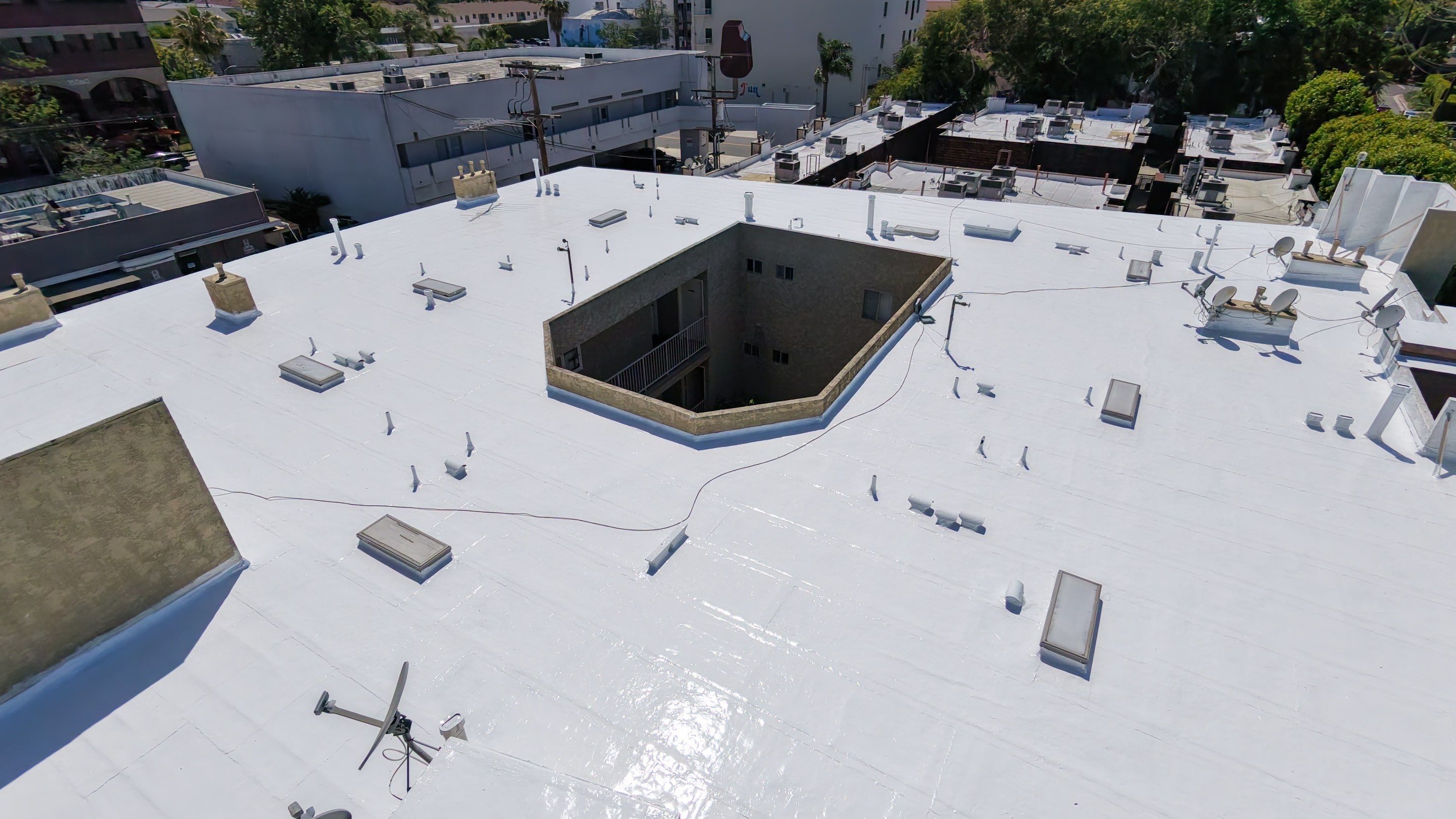 Apartment Building in Sherman Oaks by Hull Brothers Roofing